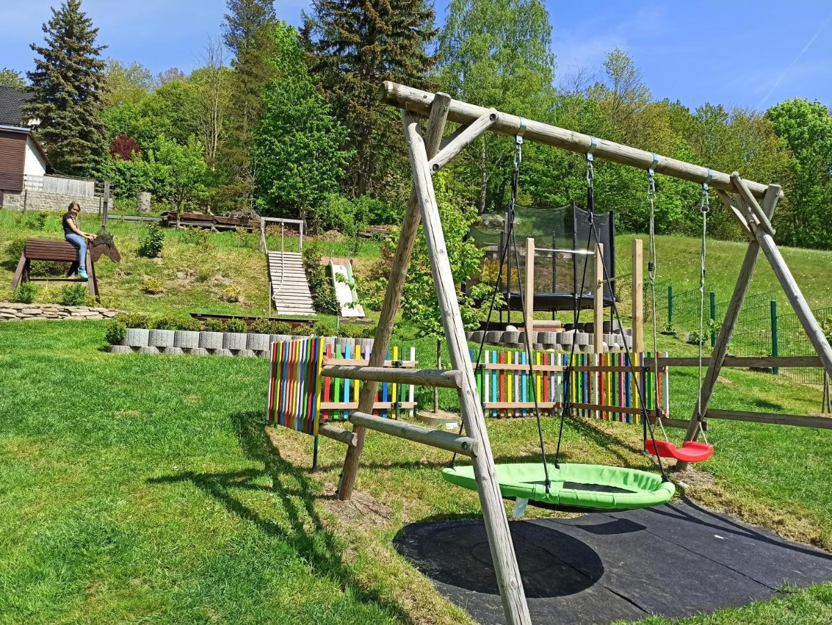 Ferienwohnung Edelmann Markersbach エクステリア 写真
